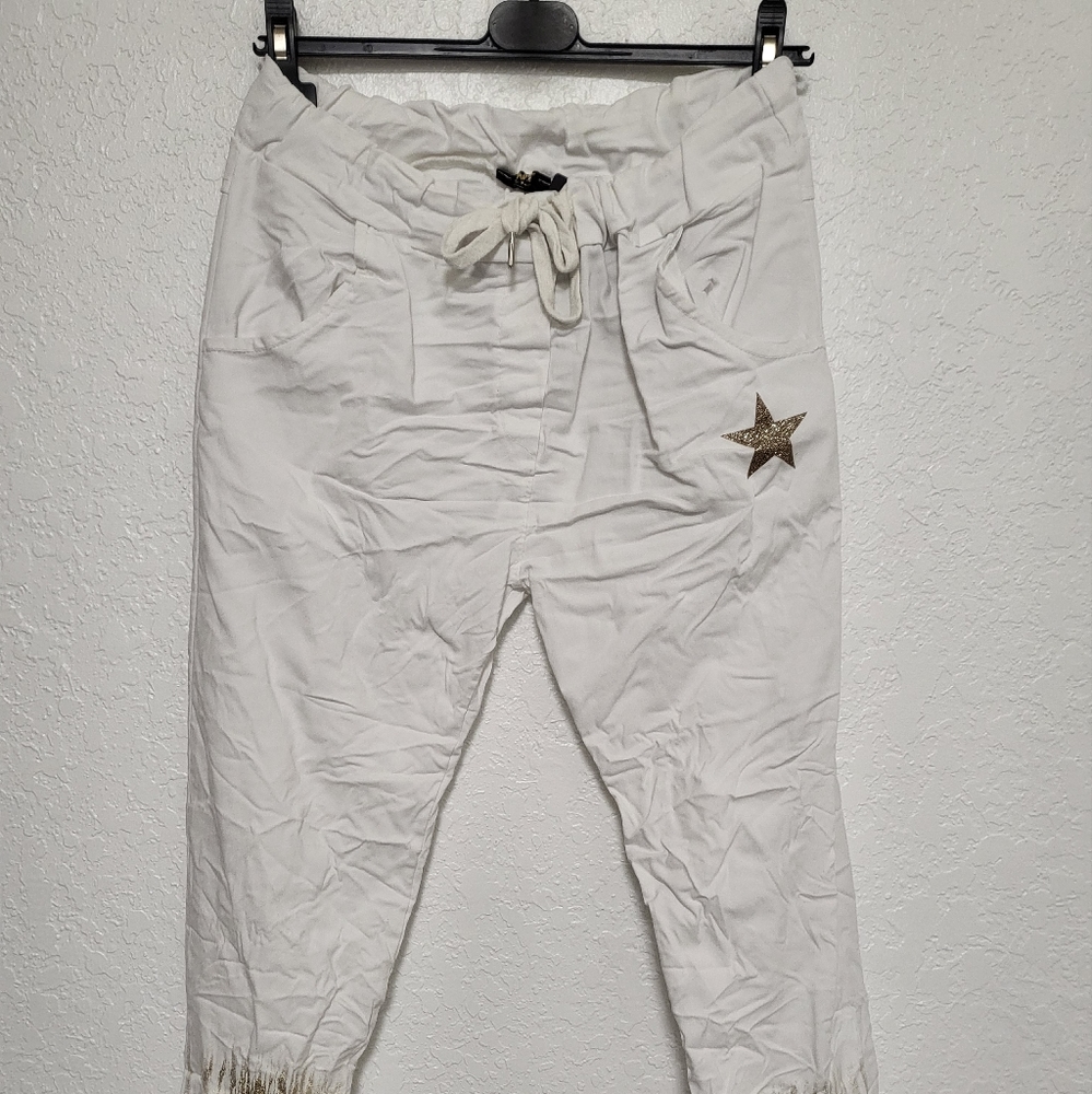 White jogger
